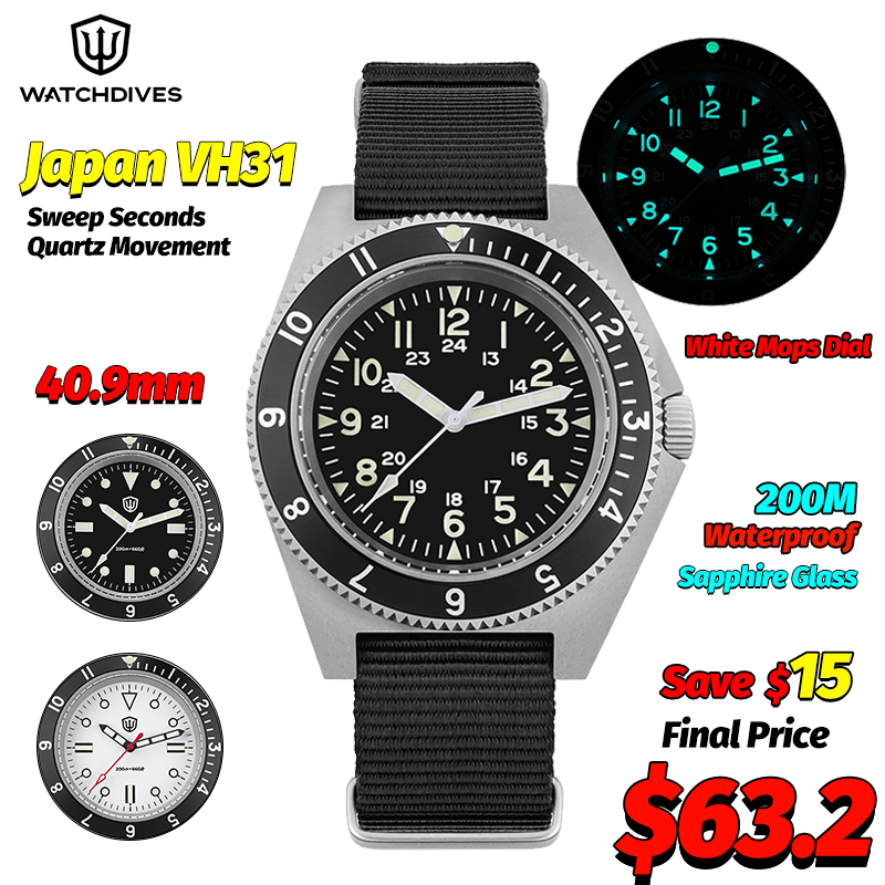Watchdives WD1972 Quartz Watch - огляд і ціна Watch Accessories