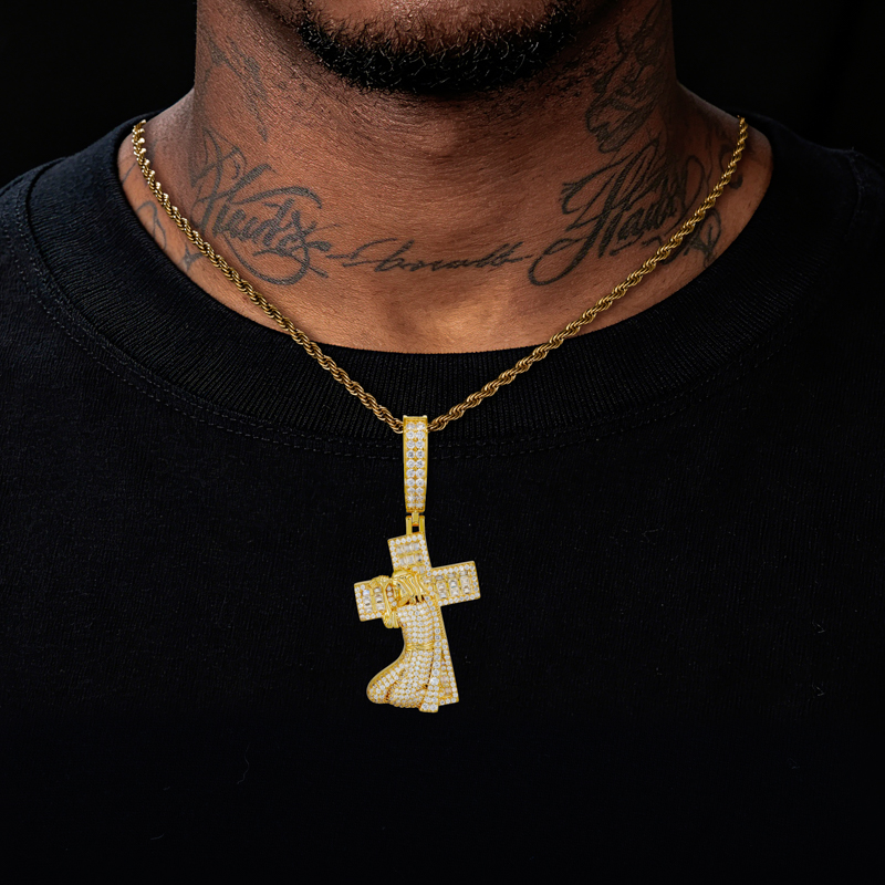 TUHE New Jesus Cross 925 Silve - огляд і ціна 925 Sterling Silver Chain Necklace Men