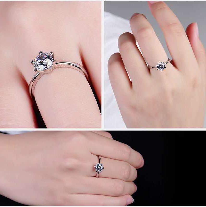 Elegant hexagonal geometric ri - огляд і ціна Moissanite Engagement Ring 1 Carat