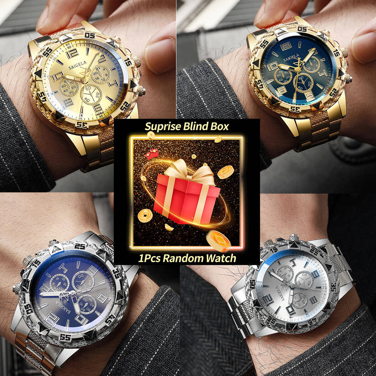 1PC Surprise Mystery Watch Bli - огляд і ціна Watch Accessories