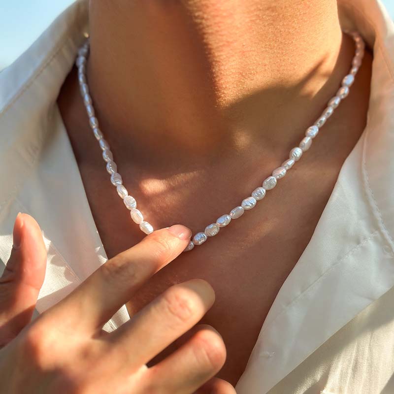 New Fashion Simple Imitation P - огляд і ціна Pearl Choker Necklace Vintage
