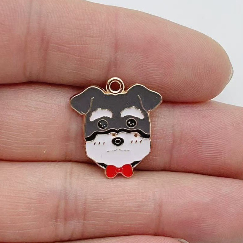 12pcs cartoon pet spotted dog  - огляд і ціна Earrings