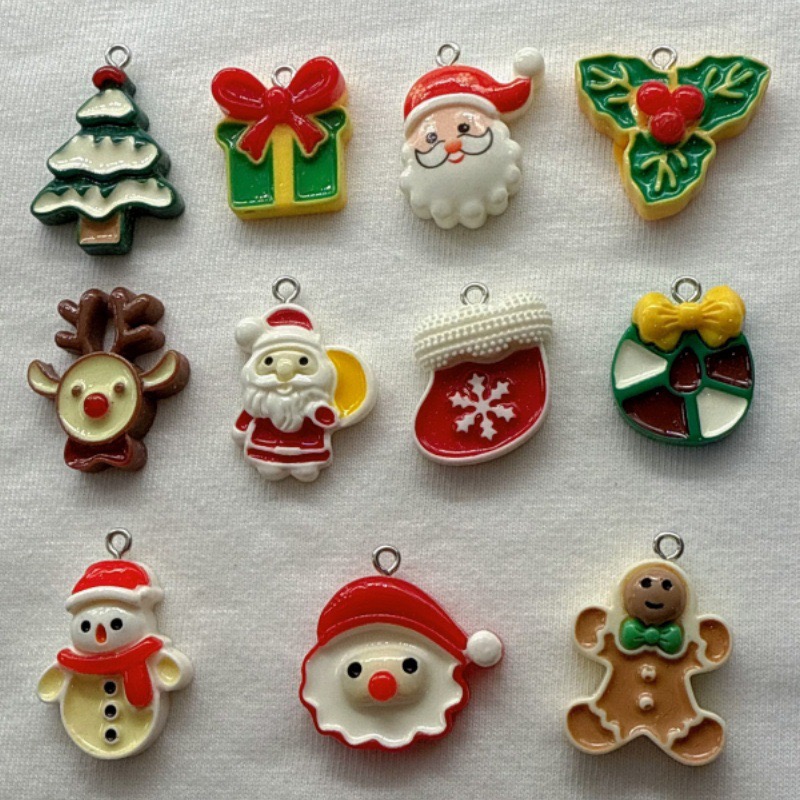 10pcs Christmas Cartoon Series - огляд і ціна Earrings
