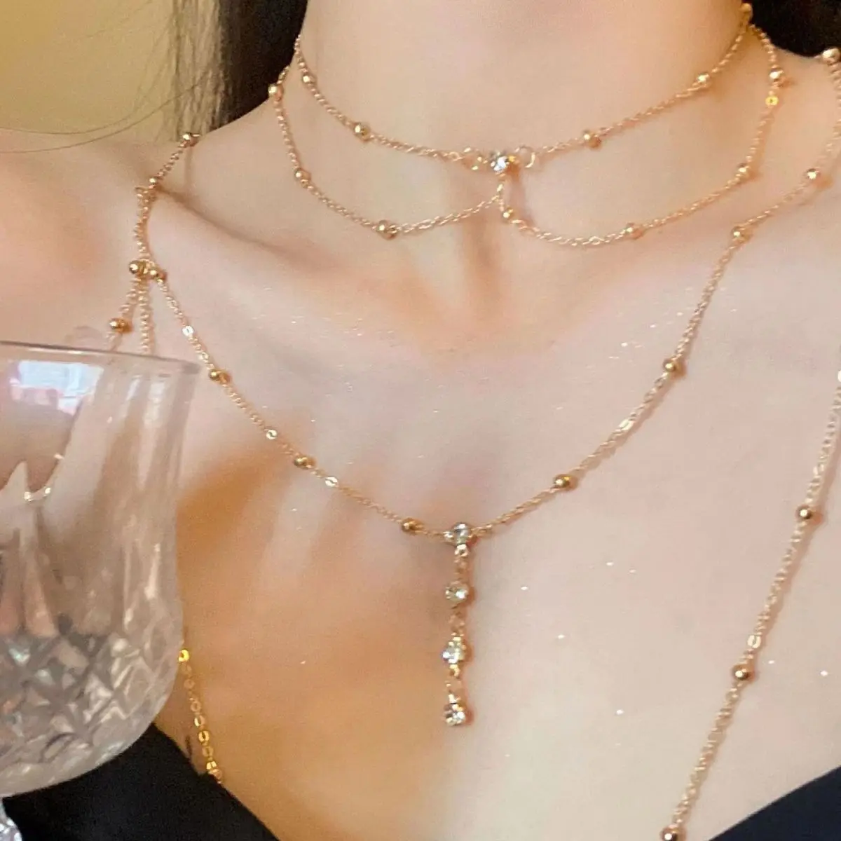 Sexy Aesthetic Multi-layer Spa - огляд і ціна Layered Pendant Necklace Aesthetic