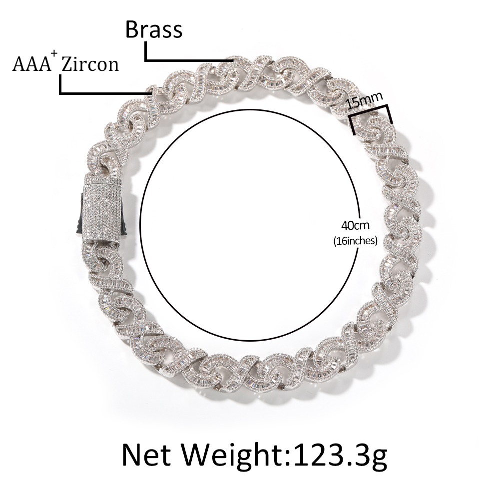 THE BLING KING 15mm Infinity C - огляд і ціна Cuban Link Chain 12Mm