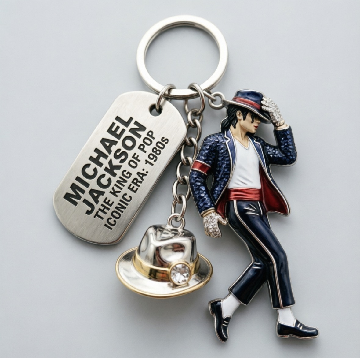 Michael Jackson Keychain Backp - огляд і ціна Rings