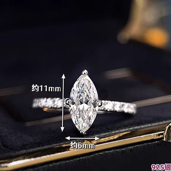 Luxury Real 1 Carat D Color Ma - огляд і ціна Moissanite Engagement Ring 1 Carat