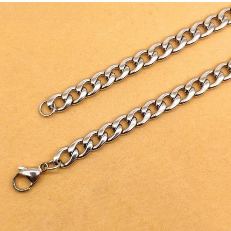 YQ 3MM-10MM 316L Stainless Ste - огляд і ціна Cuban Link Chain 12Mm