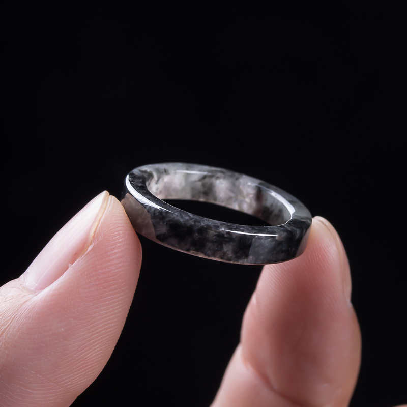 Natural A-grade Burmese , blac - огляд і ціна Rings
