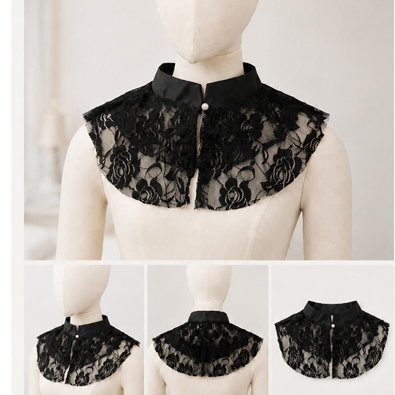 Elegant Lace Floral False Coll - огляд і ціна Necklaces