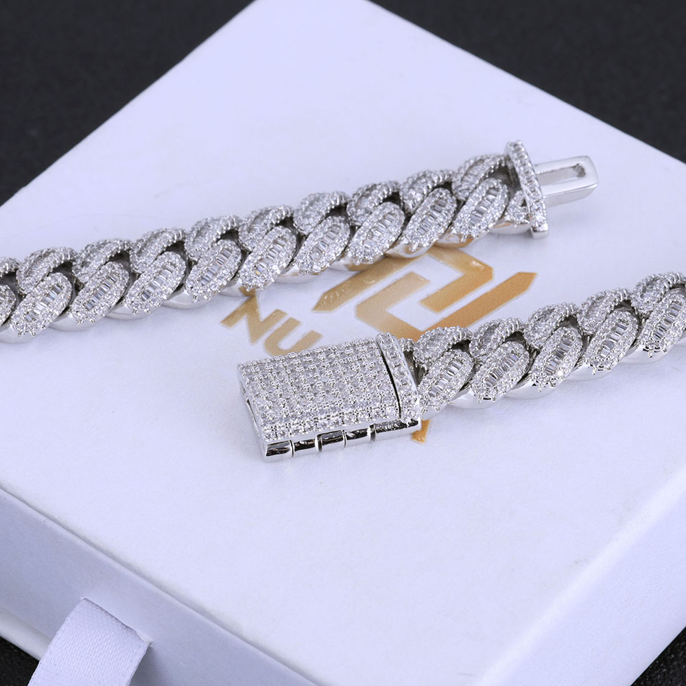 NUOYA Hip Hop Jewelry High Qua - огляд і ціна Cuban Link Chain 12Mm