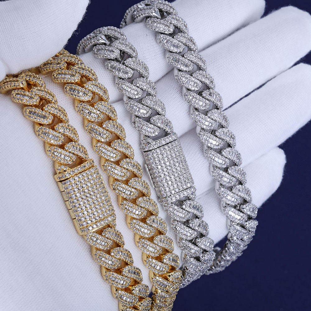 NUOYA Hip Hop Jewelry High Qua - огляд і ціна Cuban Link Chain 12Mm